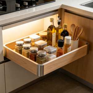 Countertop Spice Jar Organizer Tray