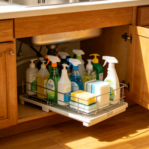 Under Sink Storage Rack