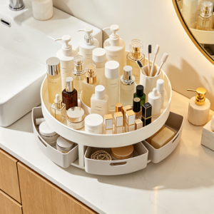 Rotating Makeup and Skincare Organizer